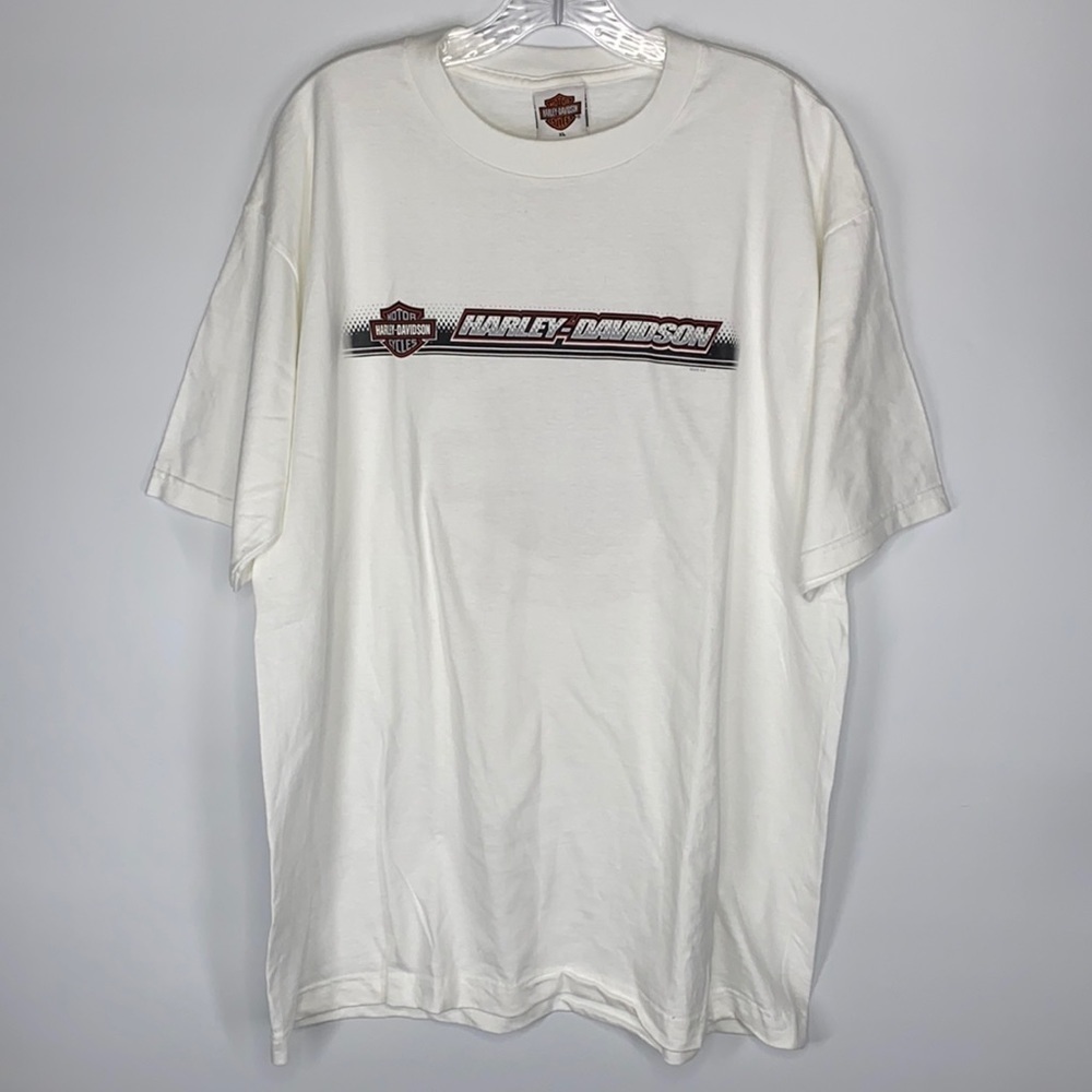 Harley Davidson 2002 Sturgis South Dakota White Tshirt XL